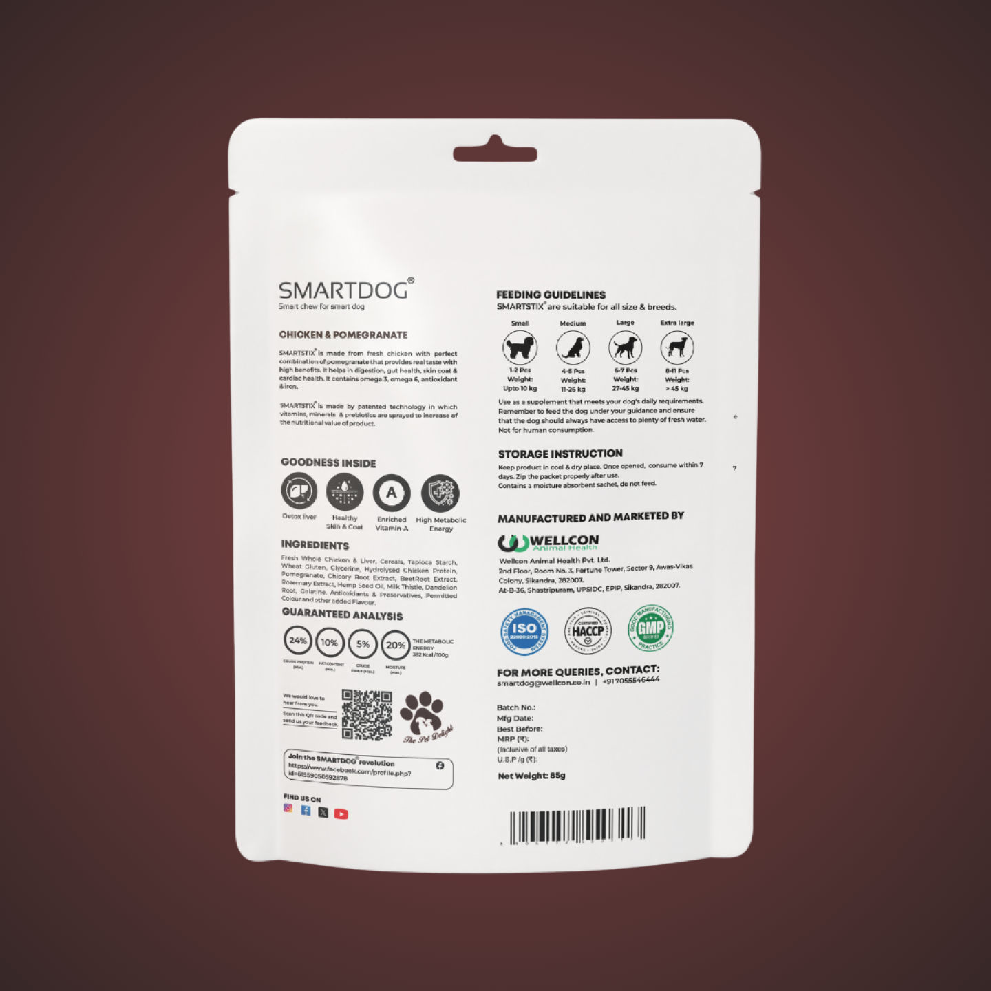 Smartstix - Chicken & Pomegranate